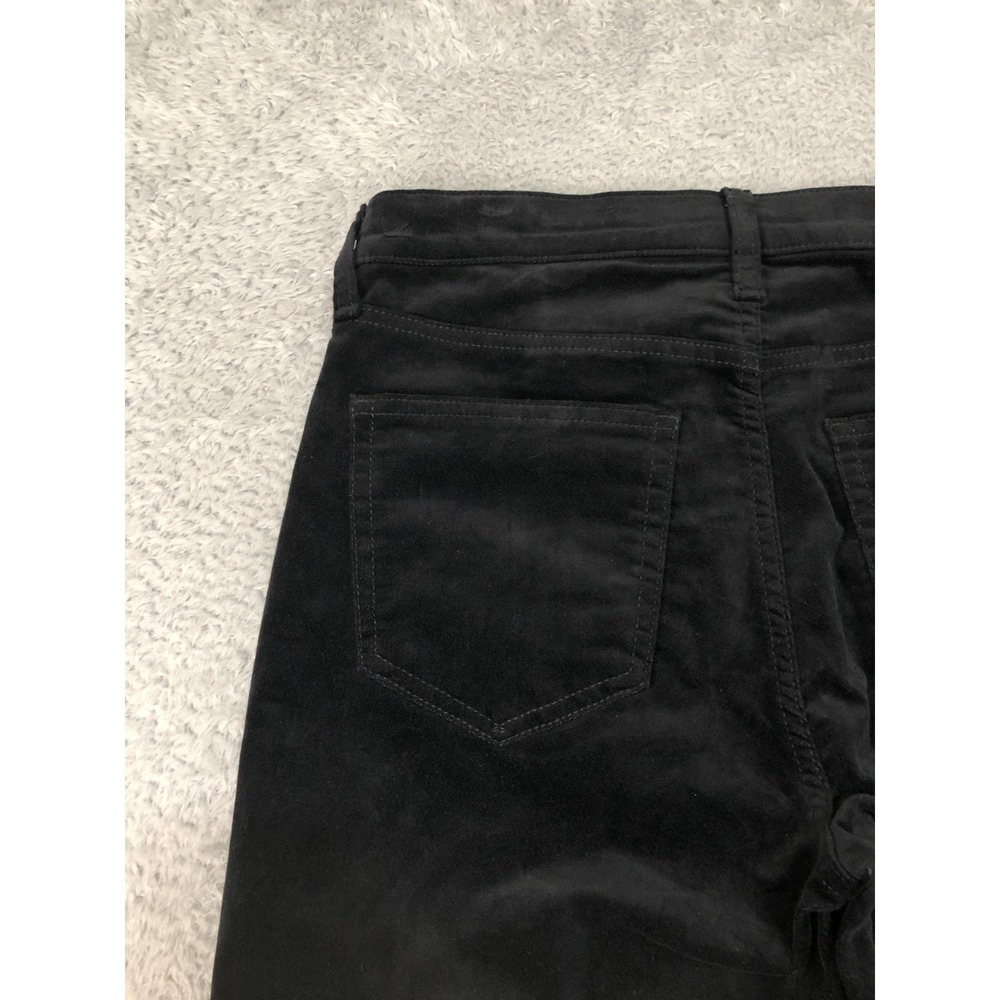 Gap Pants Womens 10P (32x28.5) Black Baby Boot Velvet Mid Rise - Picture 6 of 14